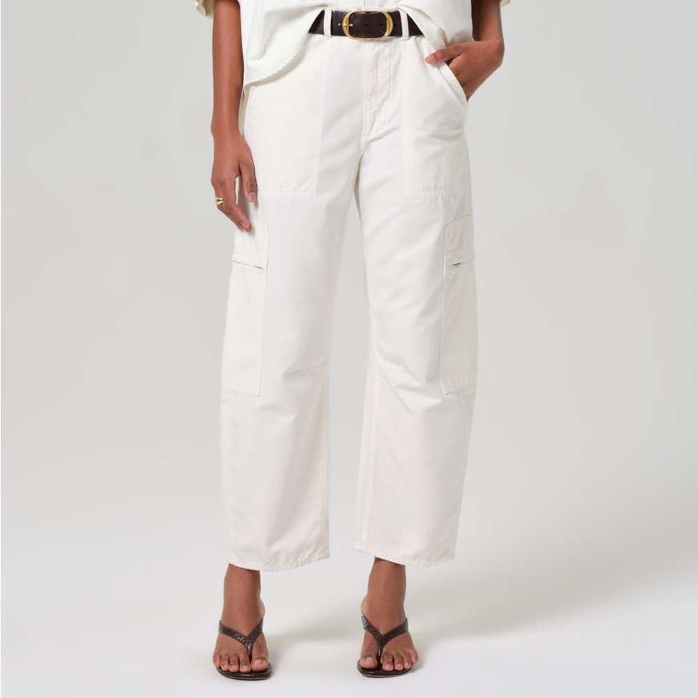 Citizens of Humanity Marcelle Cargo Pants, Pashmina, Size 26